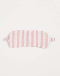 Розовая маска для сна в полоску In The Style x Lorna Luxe-Многоцветный