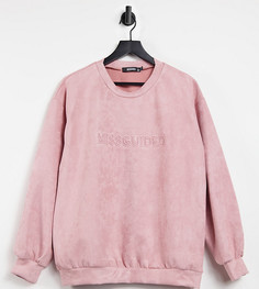 Розовый свитер с названием бренда Missguided-Розовый цвет