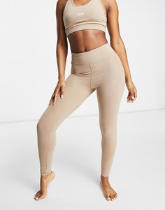Хлопковые леггинсы ASOS 4505-Розовый цвет