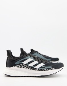 Черные кроссовки adidas Running Solar Glide-Черный цвет