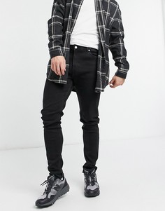 Черные джинсы Weekday Cone-Черный цвет