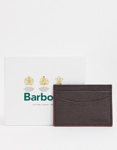 Кожаный кошелек для карт коричневого цвета Barbour-Коричневый