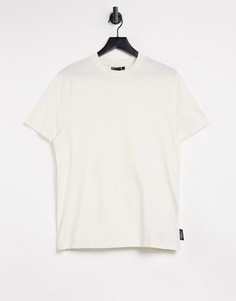 Бежевая футболка из органического хлопка с круглым вырезом ASOS Unrvlld Supply-Бежевый
