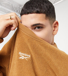 Светло-коричневый махровый свитшот от комплекта Reebok Classics Toast – эксклюзивно для ASOS