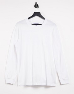 Белый свободный лонгслив Jack & Jones Core