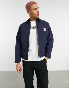 Темно-синяя куртка с подкладкой Carhartt WIP OG detroit-Темно-синий