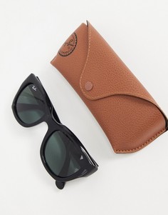 Солнцезащитные очки в массивной оправе Ray-Ban 0RB4178-Черный цвет