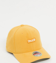 Кепка из плотного флиса желтого цвета Mitchell & Ness – эксклюзивно для ASOS-Желтый