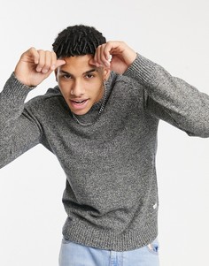 Джемпер цвета хаки из крученой нити Jack & Jones Originals-Зеленый цвет