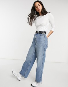 Белая футболка с рукавами «три четверти» Vero Moda-Белый