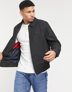 Черная куртка Харрингтон из переработанного хлопка с логотипом Tommy Hilfiger Ivy-Черный цвет