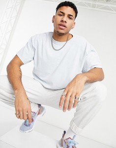 Голубая футболка с принтом Oslo Topman-Голубой