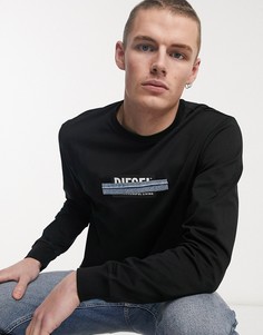 Свитшот с круглым вырезом Diesel T-Just-Черный цвет