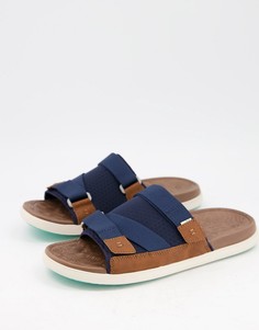 Синие шлепанцы Toms trvl lite-Голубой