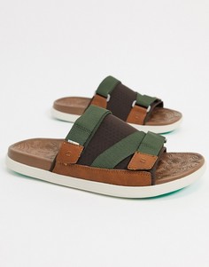 Зеленые шлепанцы Toms-Зеленый цвет