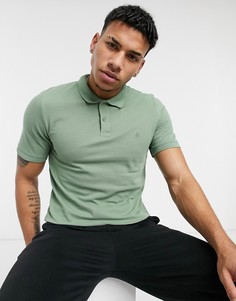 Поло цвета хаки Jack & Jones Essentials-Зеленый цвет