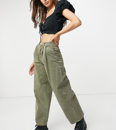 Зеленые выбеленные широкие джинсы в винтажном стиле Reclaimed Vintage Inspired The 97-Голубой