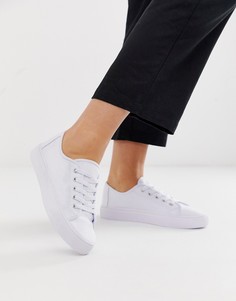Белые кроссовки на шнуровке ASOS DESIGN - Dusty-Белый