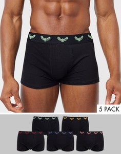 Набор из 5 боксеров Brave Soul-Мульти