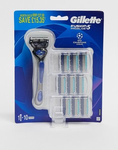 Набор из бритвы и 10 сменных картриджей Gillette - ProGlide-Бесцветный