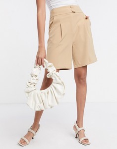 Бежевые классические шорты 4th & Reckless-Светло-коричневый