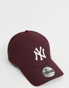 Красная кепка New Era 39 thirty NY Yankees-Красный