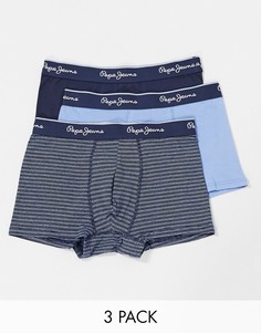 Набор из 3 боксеров-брифов Pepe Jeans-Синий