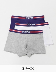 Набор из 3 боксеров-брифов Pepe Jeans-Синий