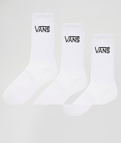 3 пары белых носков Vans Classic VXSEWHT-Белый