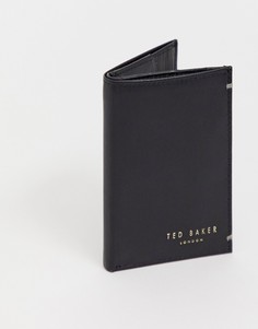 Кожаный складной бумажник черного цвета Ted Baker Zacks-Черный цвет