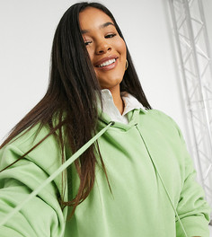 Светло-зеленый oversized-худи Vero Moda Curve