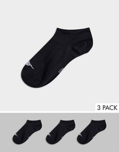 Набор из 3 пар носков под кроссовки Kappa-Черный