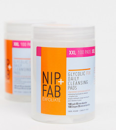 Набор эксклюзивных очищающих дисков NIP+FAB X ASOS Exclusive Glycolic Fix Daily Cleansing Pads Duo (СКИДКА -50%)-Бесцветный