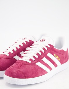 Бордовые кроссовки adidas Originals Gazelle-Красный