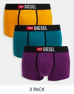 Набор из 3 боксеров‑брифов с логотипом Diesel-Многоцветный