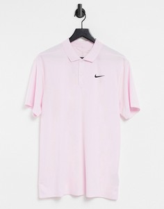 Розовая футболка-поло с логотипом Nike Golf Victory-Розовый цвет