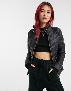 Черная стеганая куртка Barbour International Auburn-Черный
