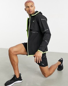 Черная куртка PUMA Running ID-Черный цвет