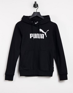 Худи черного цвета с логотипом Puma Essentials-Черный цвет
