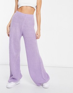 Сиреневые вязаные брюки I Saw It First-Фиолетовый цвет