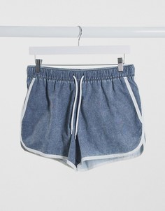 Синие шорты для плавания ASOS DESIGN-Темно-синий