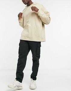 Черные спортивные брюки карго Nicce Trapper-Черный цвет