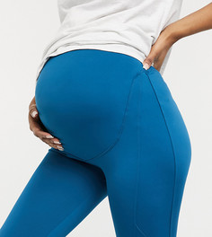 Леггинсы с завязкой на поясе ASOS 4505 Maternity-Серый