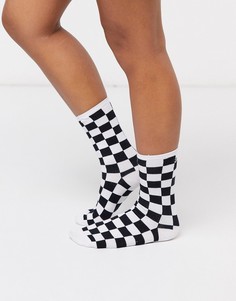 Носки в черную клетку Vans-Черный