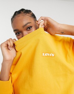 Оранжевый свитшот с круглым вырезом Levis-Оранжевый цвет Levis®