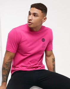 Розовая футболка узкого кроя River Island-Розовый