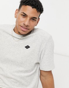 Серая футболка из махровой ткани River Island-Серый