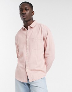 Розовая джинсовая oversized-рубашка в стиле 90-х из органического хлопка ASOS DESIGN-Розовый цвет