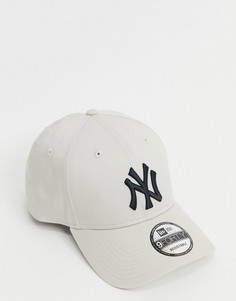 Бежевая кепка с логотипом команды NY Yankees New Era 9forty-Бежевый