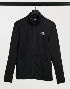 Черная флисовая куртка на молнии The North Face Quest-Черный